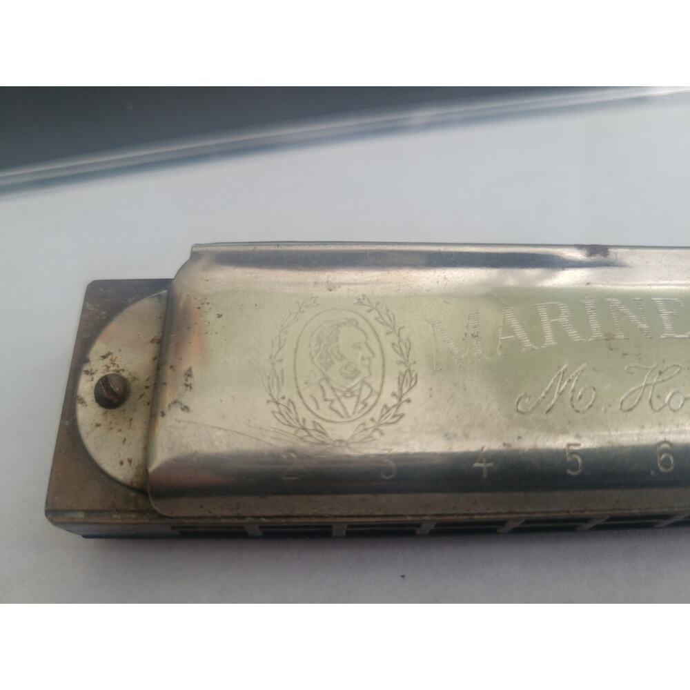 Vintage Harmonica Marine Band Made By Hohner Germany Key Of C - Picture 5 of 12